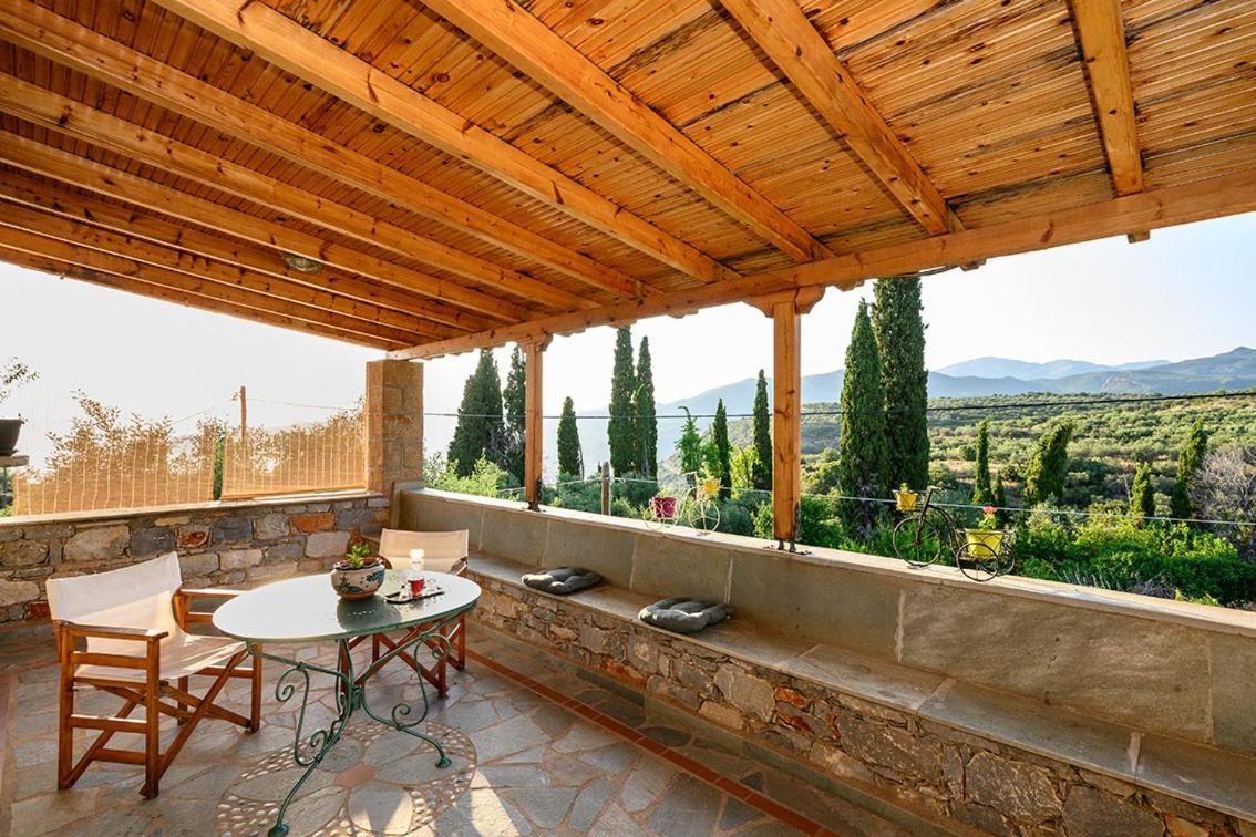 Alex Stone House Villa Kardhamili Bagian luar foto